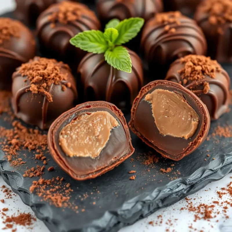 Dark Chocolate Truffles